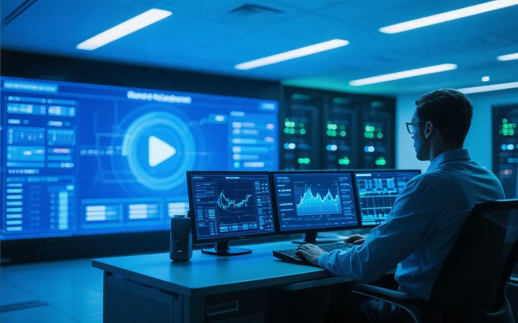 多屏展示的直播结果，数据图表与实时弹幕交互